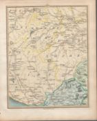 Gretna Green Jedburgh Lockerbie Selkirk - John Cary’s Antique 1794 Map.