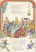 Double Sided Guinness Print 1956 "" The Ladys Maid ""The Footman""A Genuine Double Sided Lithographe