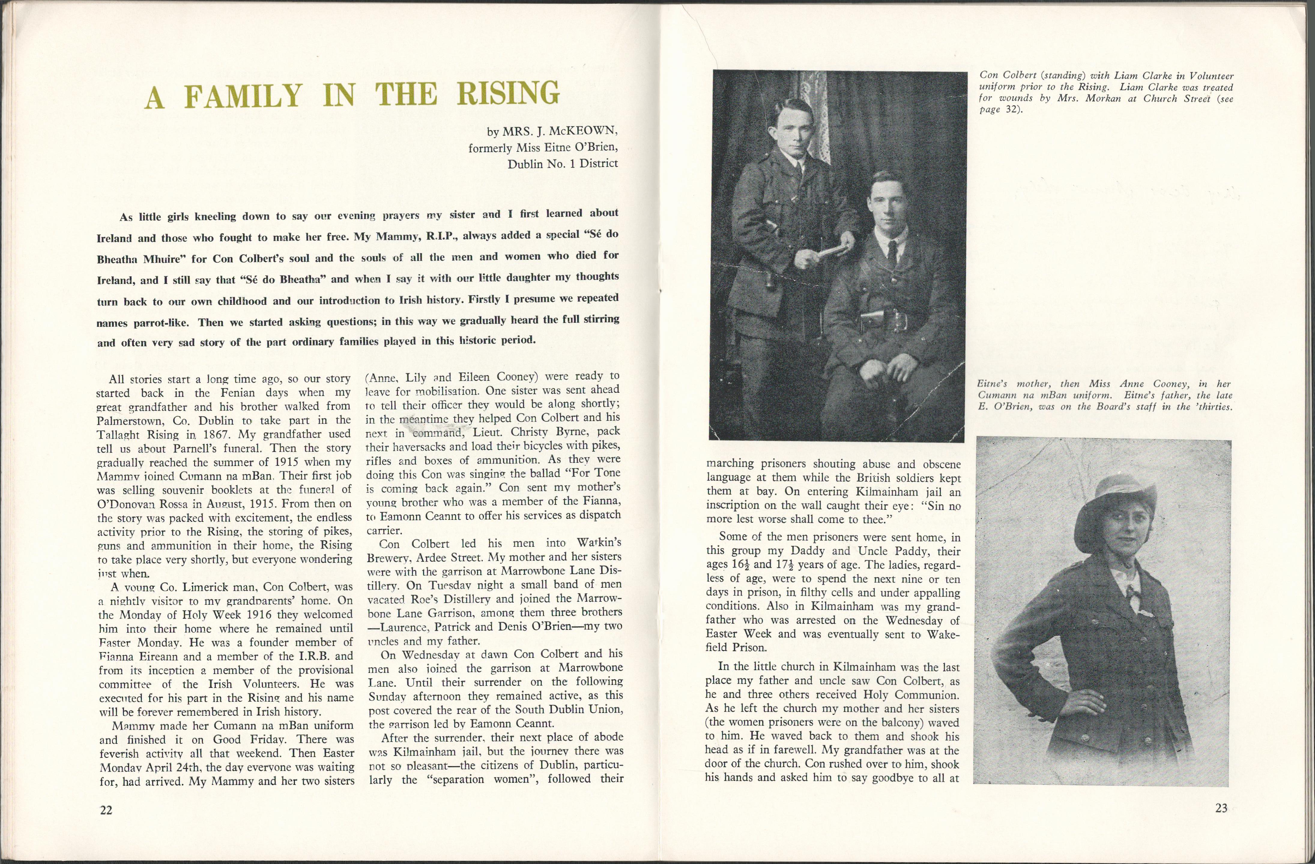 1966 Journal 50th Anniversary The Easter Rising 1916 - Image 5 of 9
