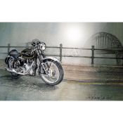 Velocette Venom 1960's Iconic British Motorbike Metal Wall Art