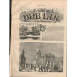 Rare Dublin 8-Page Antique 1878 Newspaper