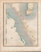 Ulster Larne, Rathlin Isle, Ballycastle - John Cary’s Antique 1794 Map.