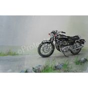Norton Commando 1970's Iconic British Motorbike Metal Wall Art