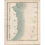 Ireland Dublin, Wicklow, Arklow, John Cary’s Antique 1794 Map.