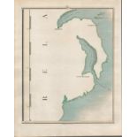 Ulster Belfast Downpatrick Strangford Loch John Cary’s Antique 1794 Map