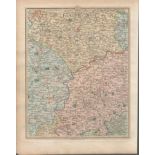 Midlands Leicester Coventry Northampton - John Cary’s Antique 1794 Map