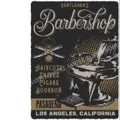 Barber Shop-Cut Throat Shave- Beard Trim-Haircut Metal Wall Art-3
