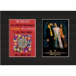 The Beatles Last Public Appearance 1969 Mounted Card & Coin Gift Set