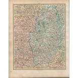 Nottingham East Derbyshire South Yorkshire John Cary's Antique 1794 Map