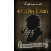 The Sherlock Holmes Traditional Style Pub Sign Large Metal Wall Art