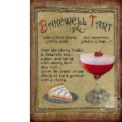 Cocktail Authentic Recipe Large Metal Wall Art