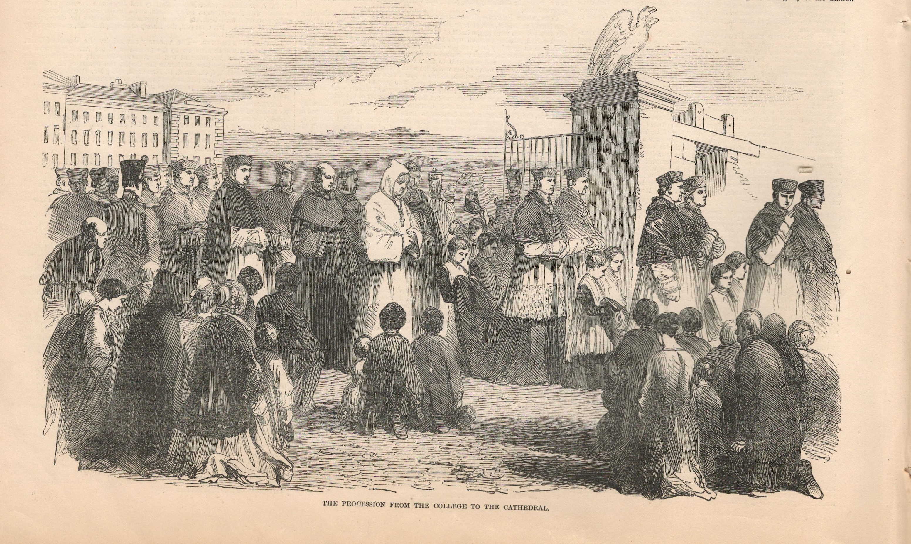 The Assemble of the Catholic Church Synod at Thurles 1850 Newspaper - Image 3 of 7