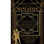 Manhattan 1920’s Art Deco Cocktail Menu Metal Wall Art