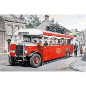 Limerick Village Bus 1950's Metal Wall Art