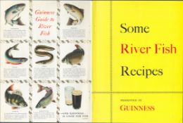 Double Sided Vintage 1961 Guinness Print River Fish Recipes