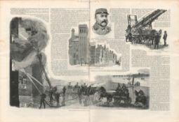 London Metropolitan Fire Brigade 4 Page 1888 Victorian Supplement