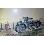 Thunderbird 6TA 1960's Iconic Triumph Motorcycle Metal Wall Art