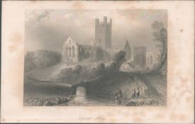 Antique Engraving 1850’s Jerpoint Abbey Kilkenny.