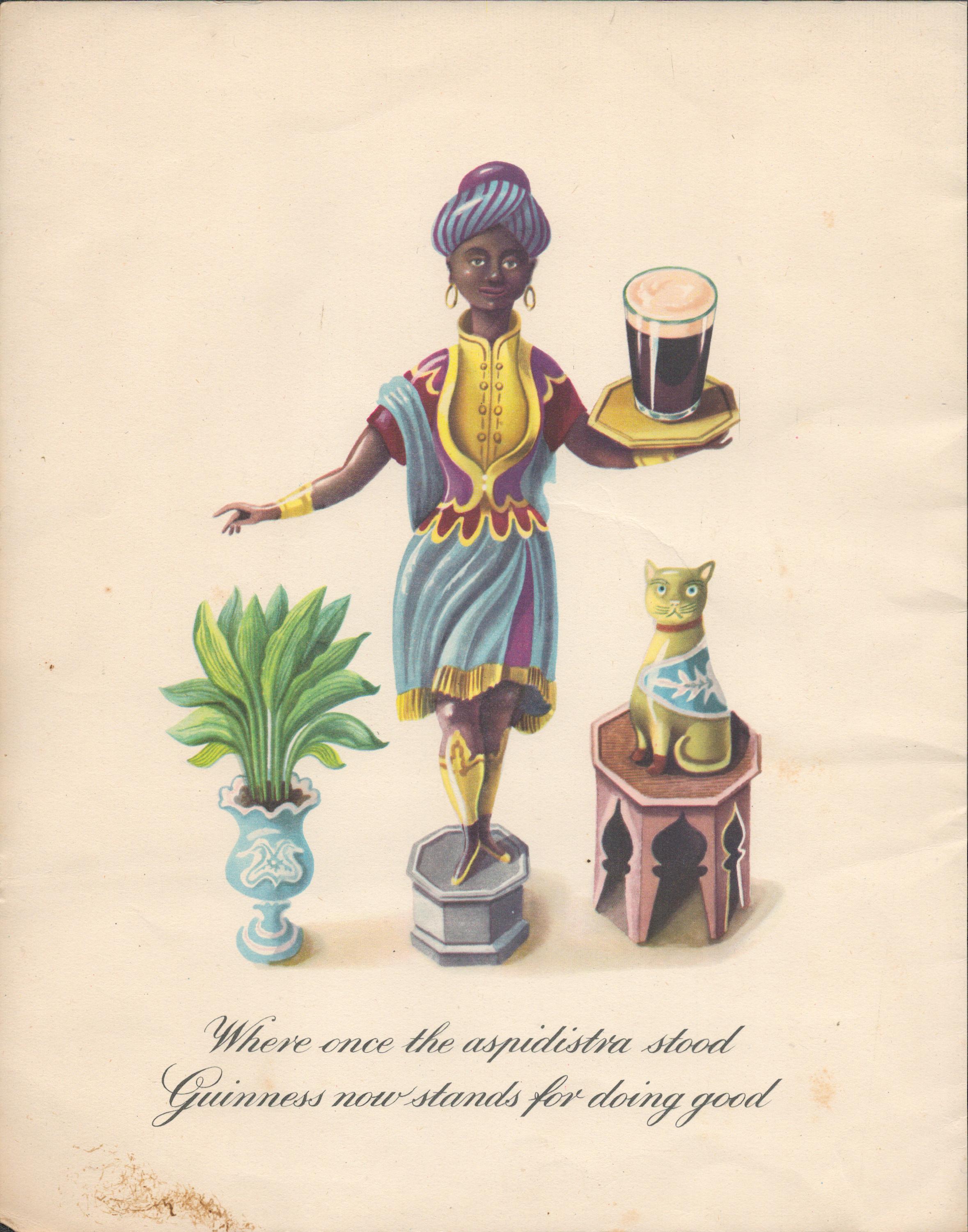 Guinness Rare Vintage 1951 Print Pantomime