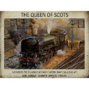The Queen Of Scots On Route Large Metal Wall Art