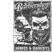 Barber Shop-Cut Throat Shave- Beard Trim-Haircut Metal Wall Art-4