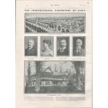 Cork 1902 International Exhibition Antique Print