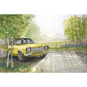Ford Escort 1980's RS 2000 Metal Wall Art