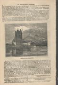 Irish Newspaper 1833 Scenes of Killarney and Lough Neagh.
