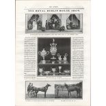 The Royal Dublin Horse Show 4-Page 1901 Print