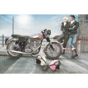 BSA Goldstar 1950's Iconic Motorbike Metal Wall Art