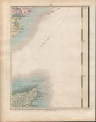 Margate, Ramsgate, Felixstowe John Cary's Antique 1794 Map