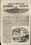 Dublin Castle State Prosecutions are being Held 1843 Antique Print