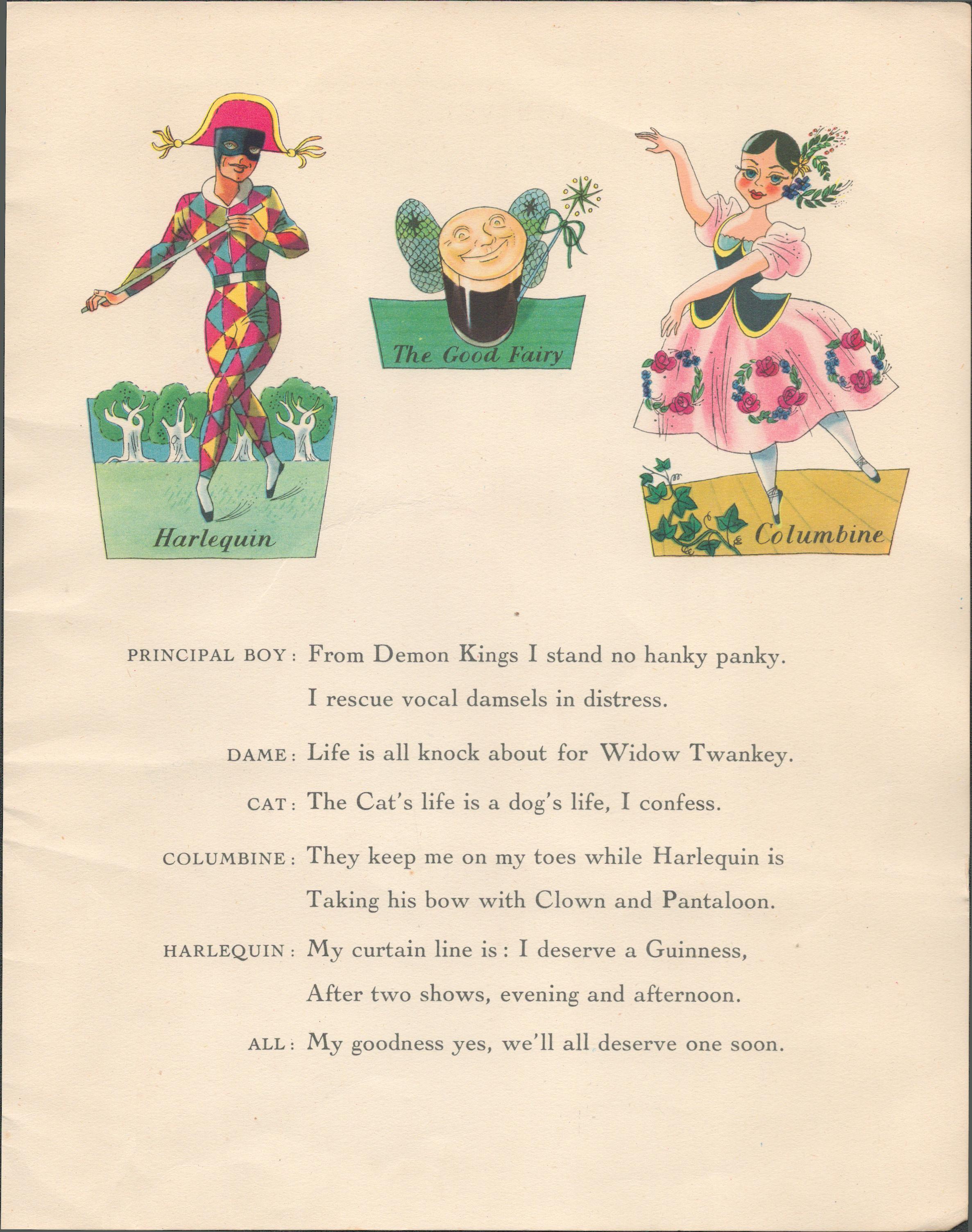 Guinness Rare Vintage 1951 Print Pantomime - Image 2 of 2