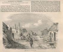 Irish Famine 1850 The Village Of Killard Union Of Kilrush Co Clare.