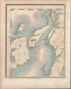 Highlands Argyll & Bute Hebrides - John Cary's Antique 1794 Map.