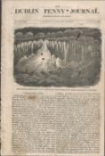 Antique Irish Newspaper 1833 Scenes of Ireland Tipperary, Howth, Irish Bogs