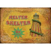 The Helter Skelter Fairground Large Metal Wall Art.