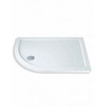 RRP £299. 1000 x 760 LH Stone Shower Tray. Low Profile. Appears Unused.