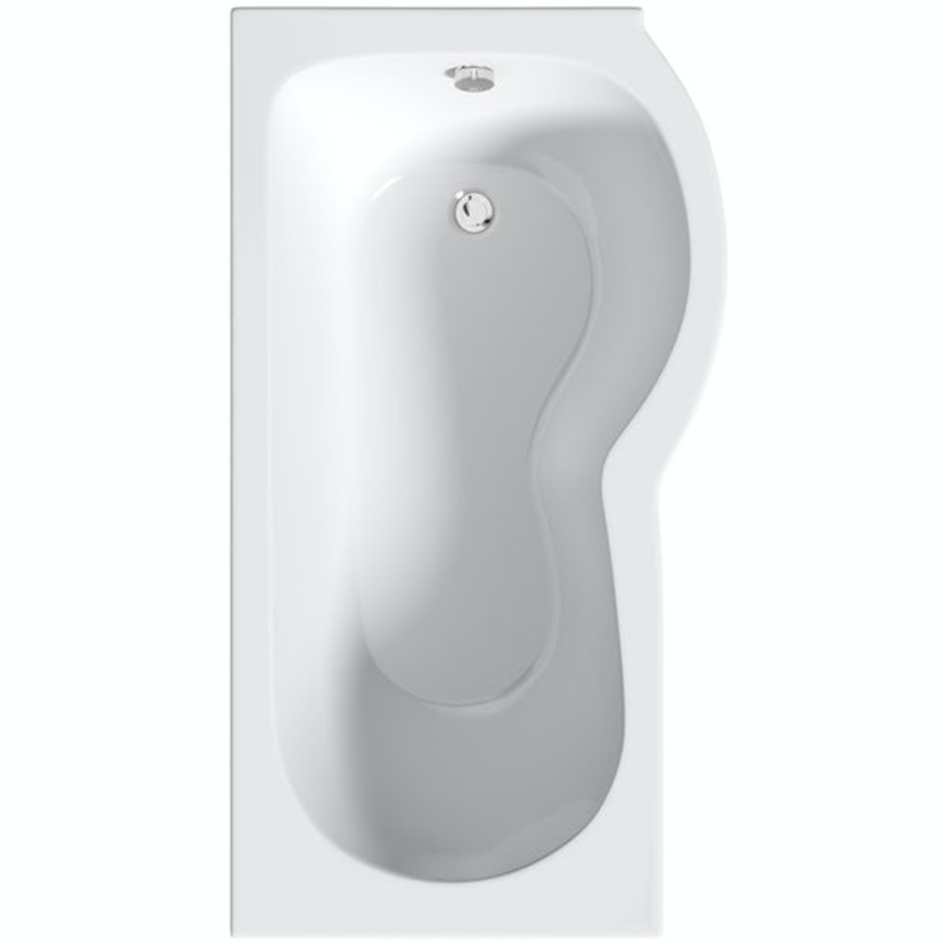 Rrp £209. Orchard P shaped right handed shower bath With Cut To Length Front Bath Panel. Product co - Image 7 of 8