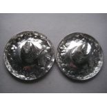 A pair of Sterling Silver Mexican Sombrero Hats