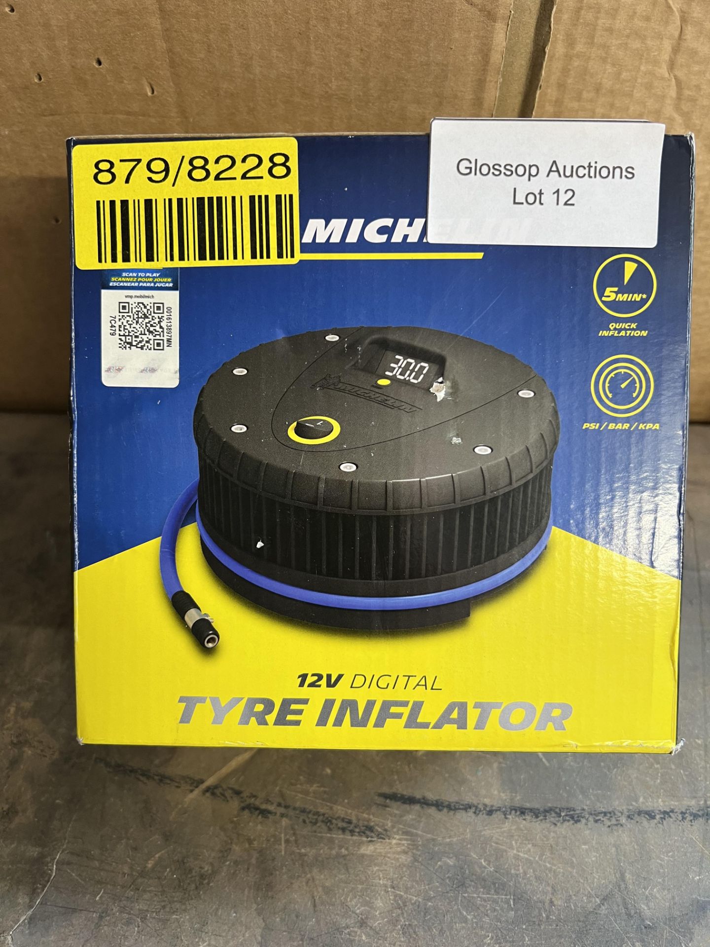 Michelin Digital Tyre Inflator. RRP £35 Grade U