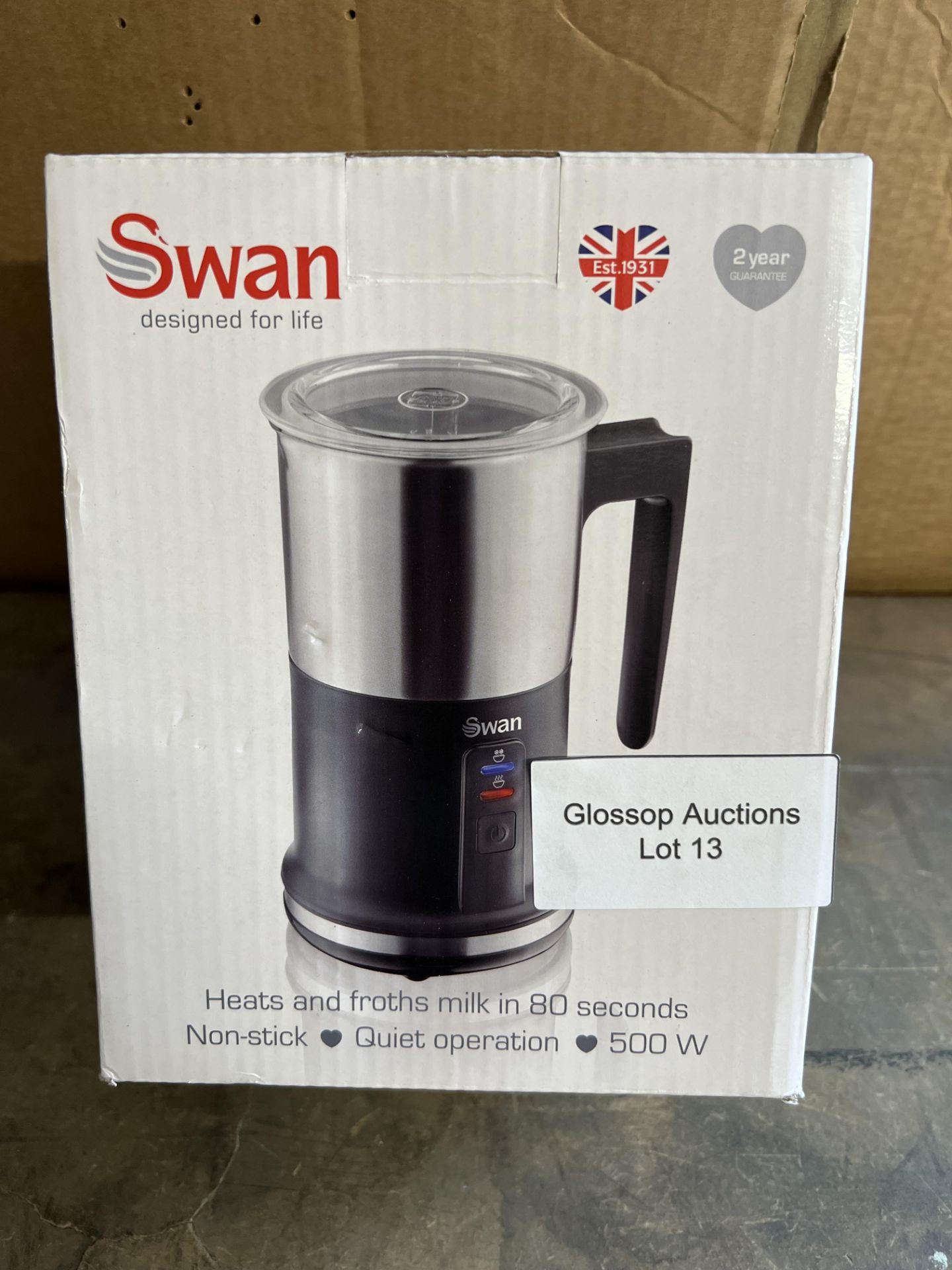 Swan Automatic Milk Frother. RRP £34.99 Grade U