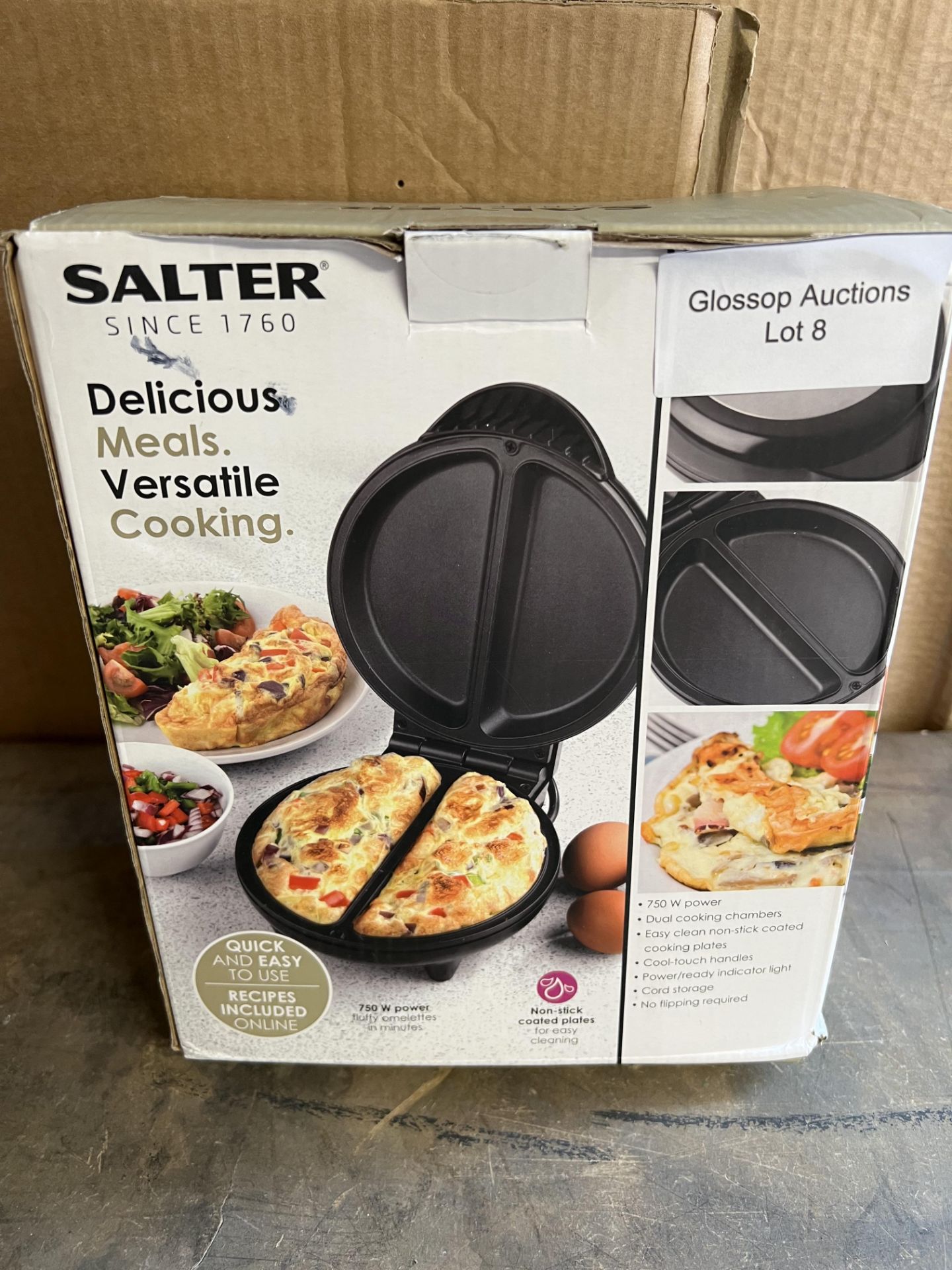 Salter Omelette Maker. RRP £24.99 Grade U