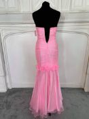 Prom Dress Pink Size UK 6 RRP £295