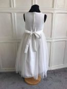 Flowergirl Dress In Ivory Size 5 To 6