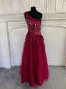 Prom Dress Fuchsia Size 6 RRP 3070 RRP £295