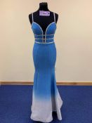 Rachel Allen Blue and Silver Size 8