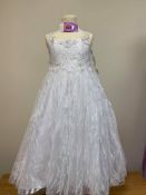 New Communion Or Flowergirl Dress Age 8 White