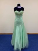 Prom Dress Green Size 8