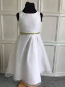 Flowergirl Dress Ivory Age 6 To 8